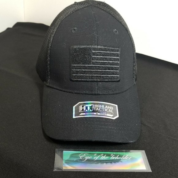 La Police Gear TBL Subdued Leather Flag Patch Hat | Blue | Cotton/Polyester/Leather - Foto 7